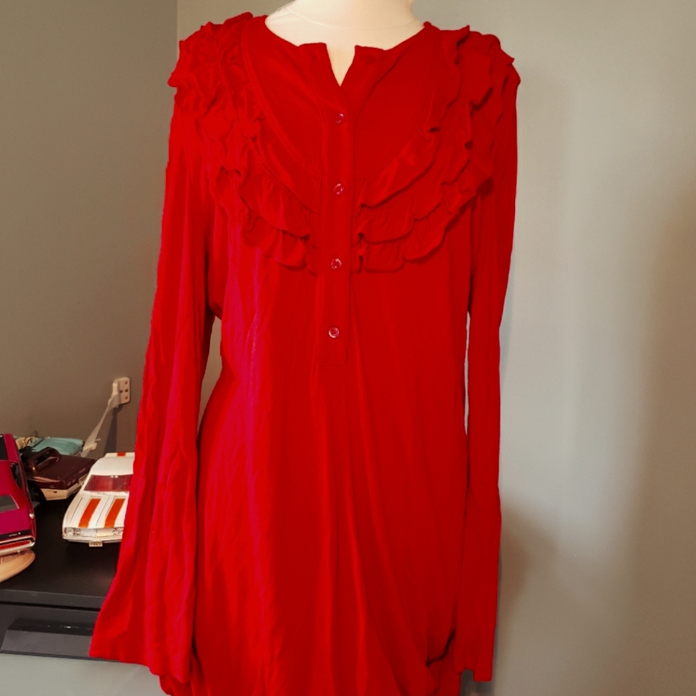 Set of 2 Shukr Ruffled Tunic Tops